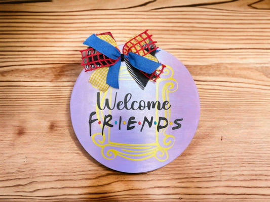 3D Friends TV Door Sign | Welcome Sign | New Home Gift |Realtor Closing Gift