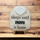 Sleeps Until Daddy is Home Countdown w/stand | Dry Erase | Gift Set | Army Veteran | Army