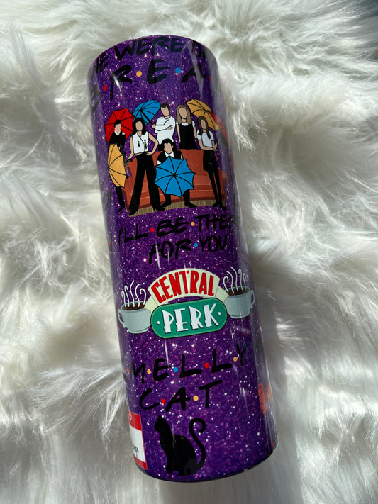 Purple Glitter Funny 90's sitcom 20oz Tumbler, Sitcom Tv Show tumbler.